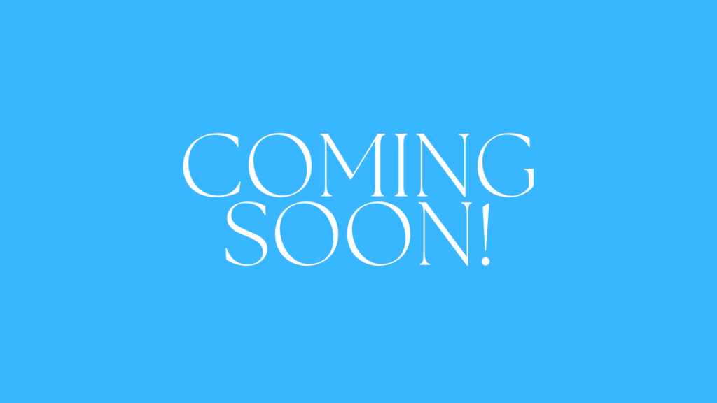 Coming soon!